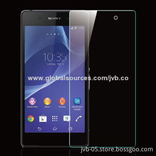 Anti-bacterial Premium Tempered Glass Screen Protector for Sony Xperia Z2, 9H, 0.33mm/2.5D